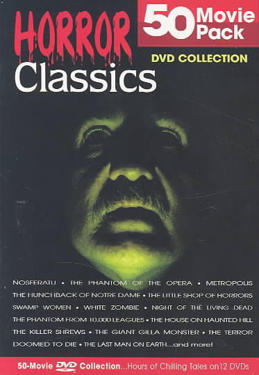 Horror Classics 50 Movie Pack