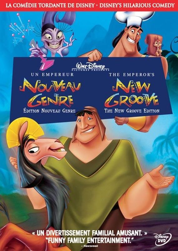 The emperor s high quality new groove dvd