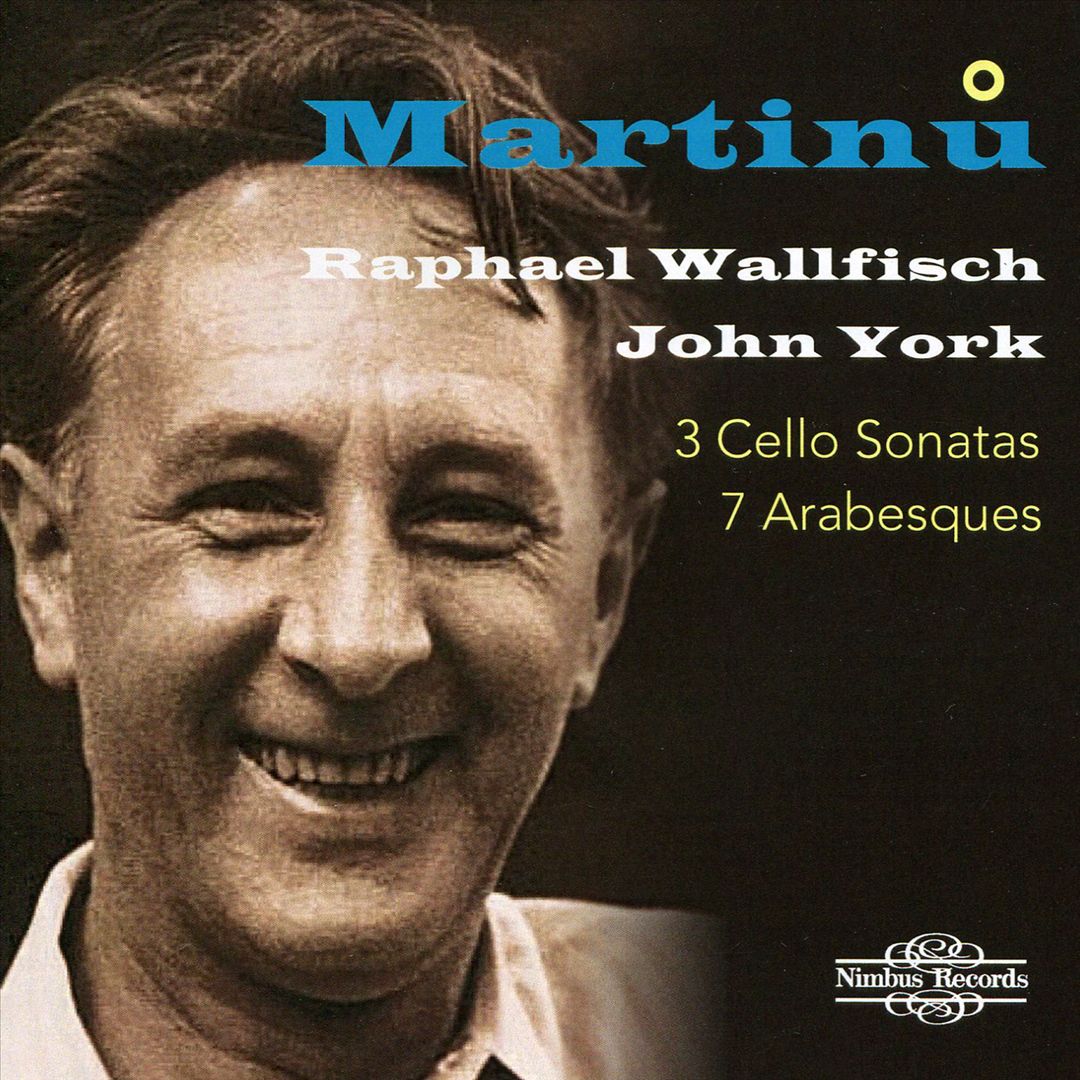 Martinu: 3 Cello Sonatas; 7 Arabesques cover art