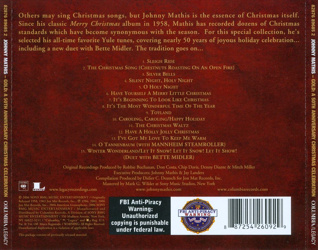 Gold: A 50th Anniversary Christmas Celebration cover art