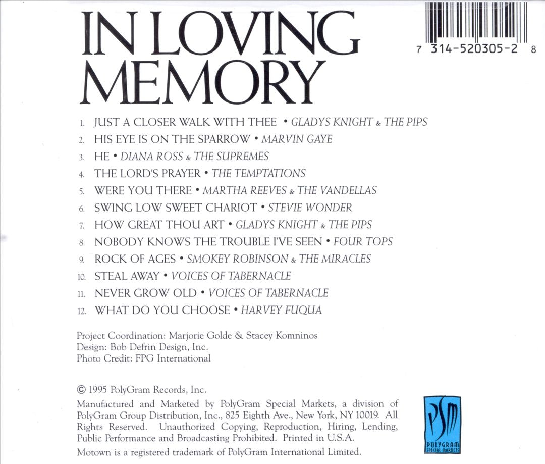 In Loving Memory cover art