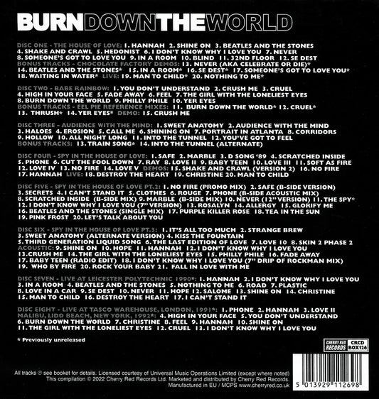 Burn Down the World: The Fontana Years 1989-1993 cover art