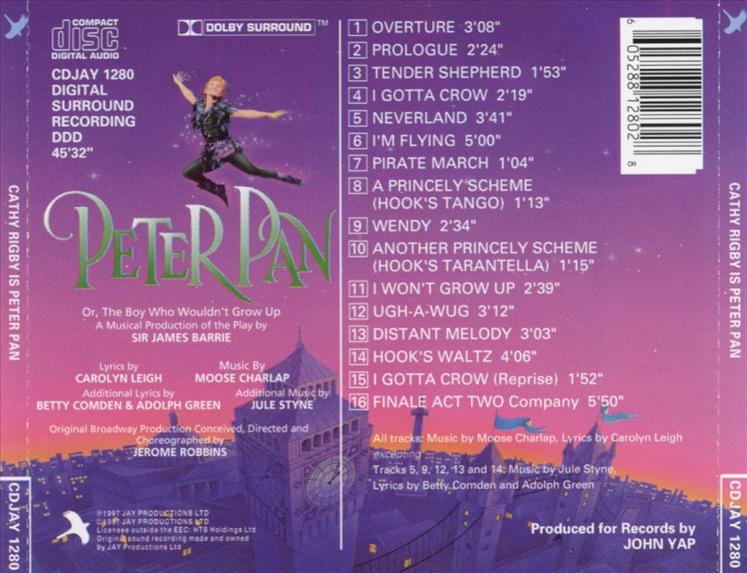 Peter Pan [1997 Studio Cast] cover art