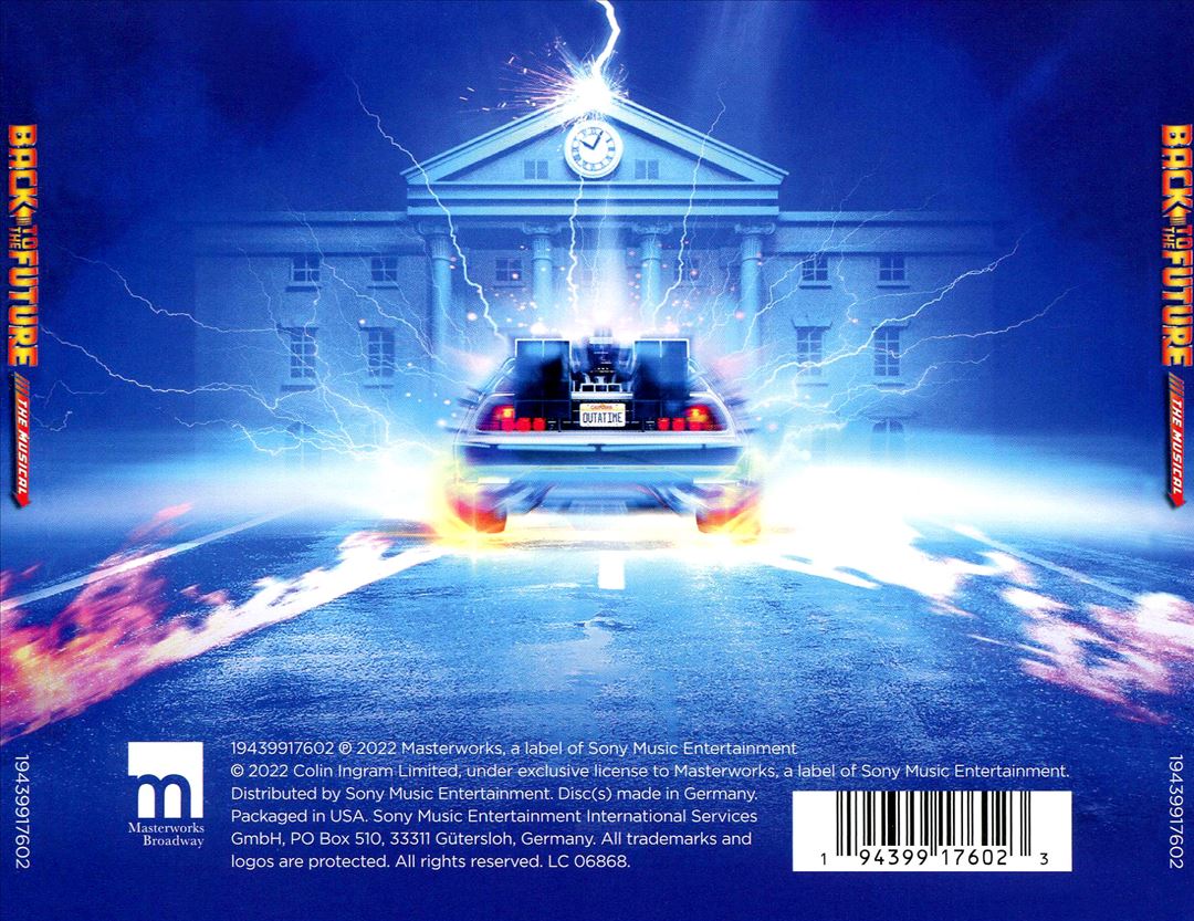 Back to the Future: The Musical cover art