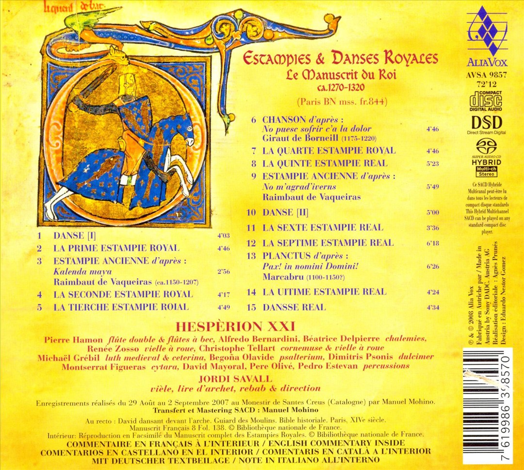 Estampies & Danses Royales [Hybrid SACD] cover art