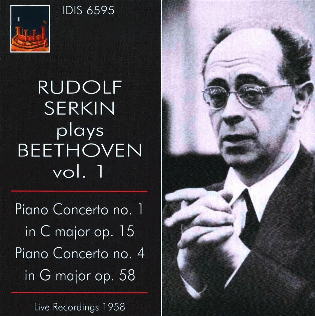 Rudolf Serkin plays Beethoven, Vol. 1 cover art