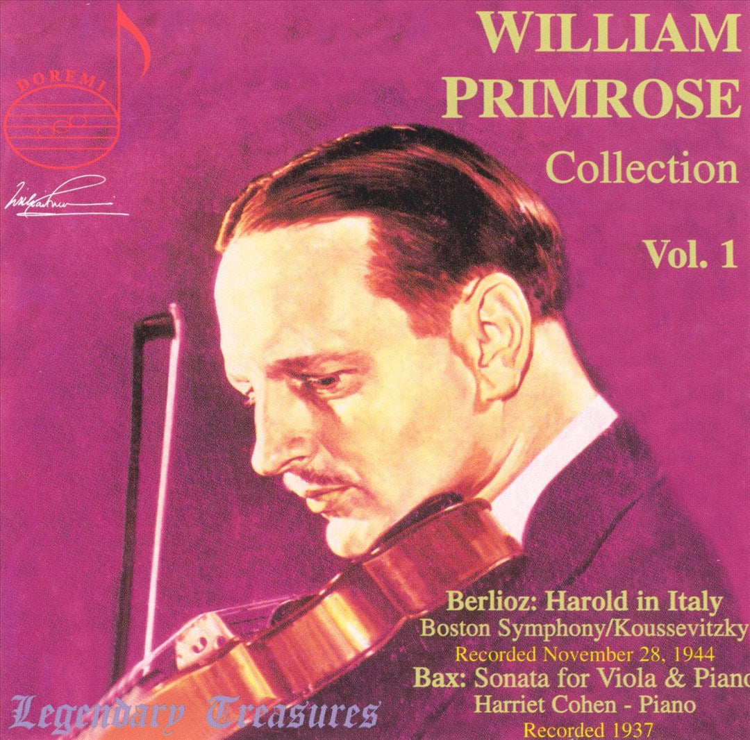 William Primrose Collection, Vol.1 cover art