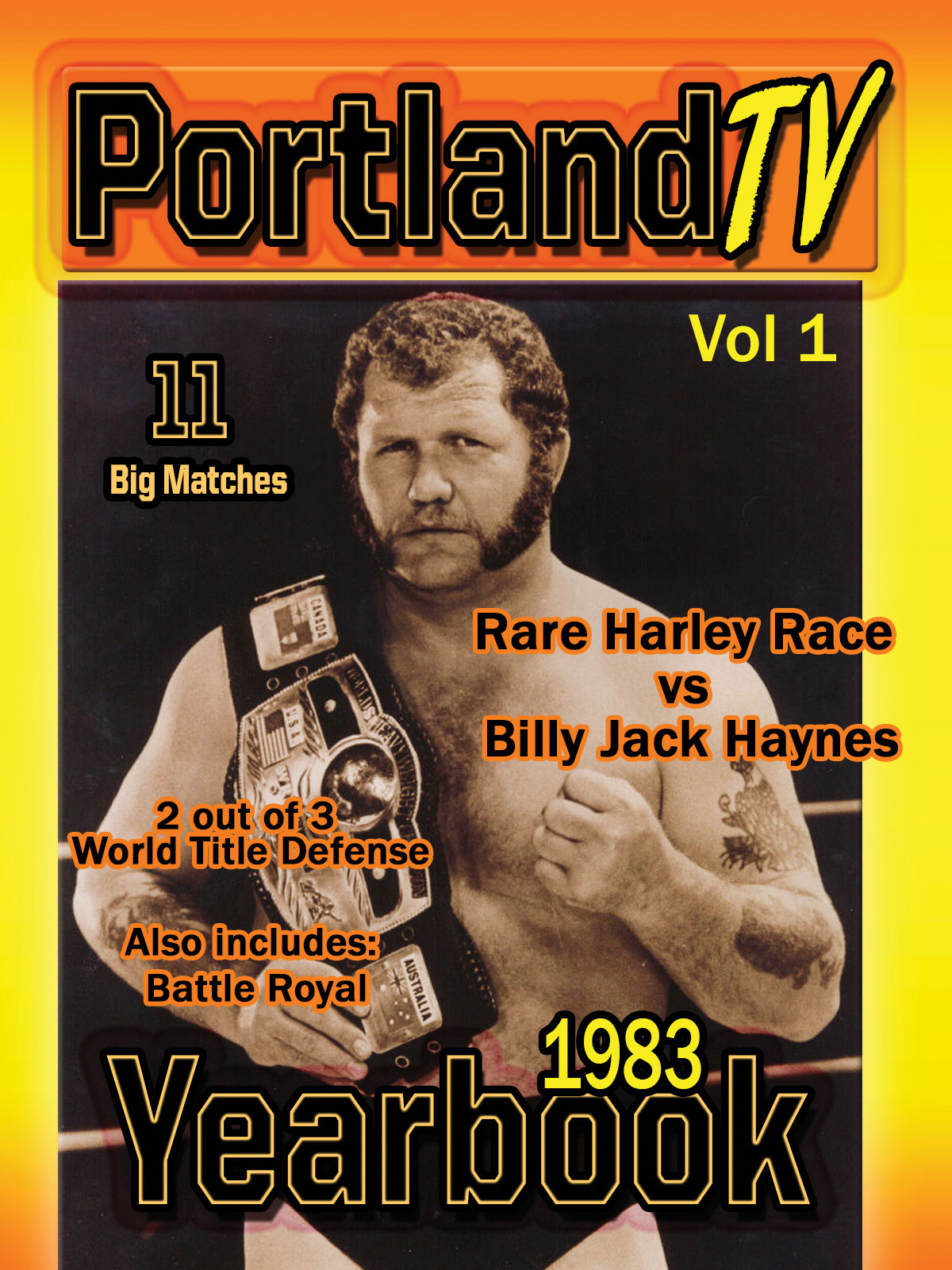 Portland TV: Vol. 1 - 1983 Yearbook cover art