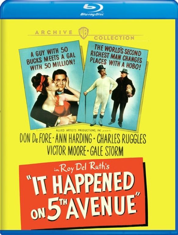 It Happened on Fifth Avenue [Blu-ray] cover art