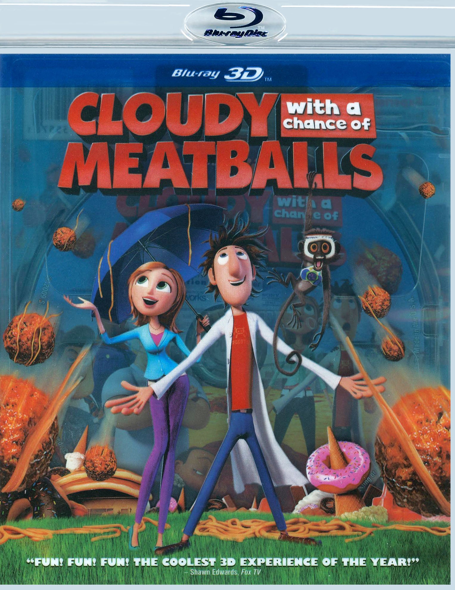 Cloudy with a Chance of Meatballs [3D] [Blu-ray] cover art