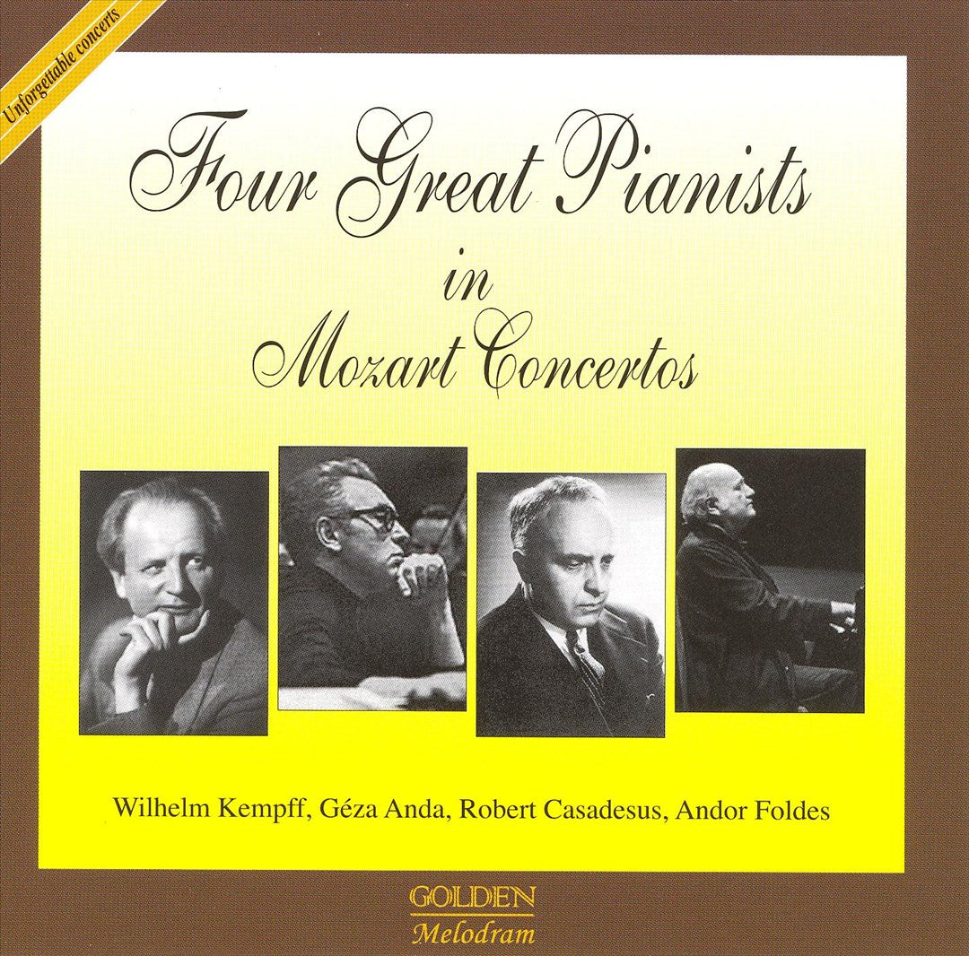 Four Great Pianist's in Mozart Concertos cover art