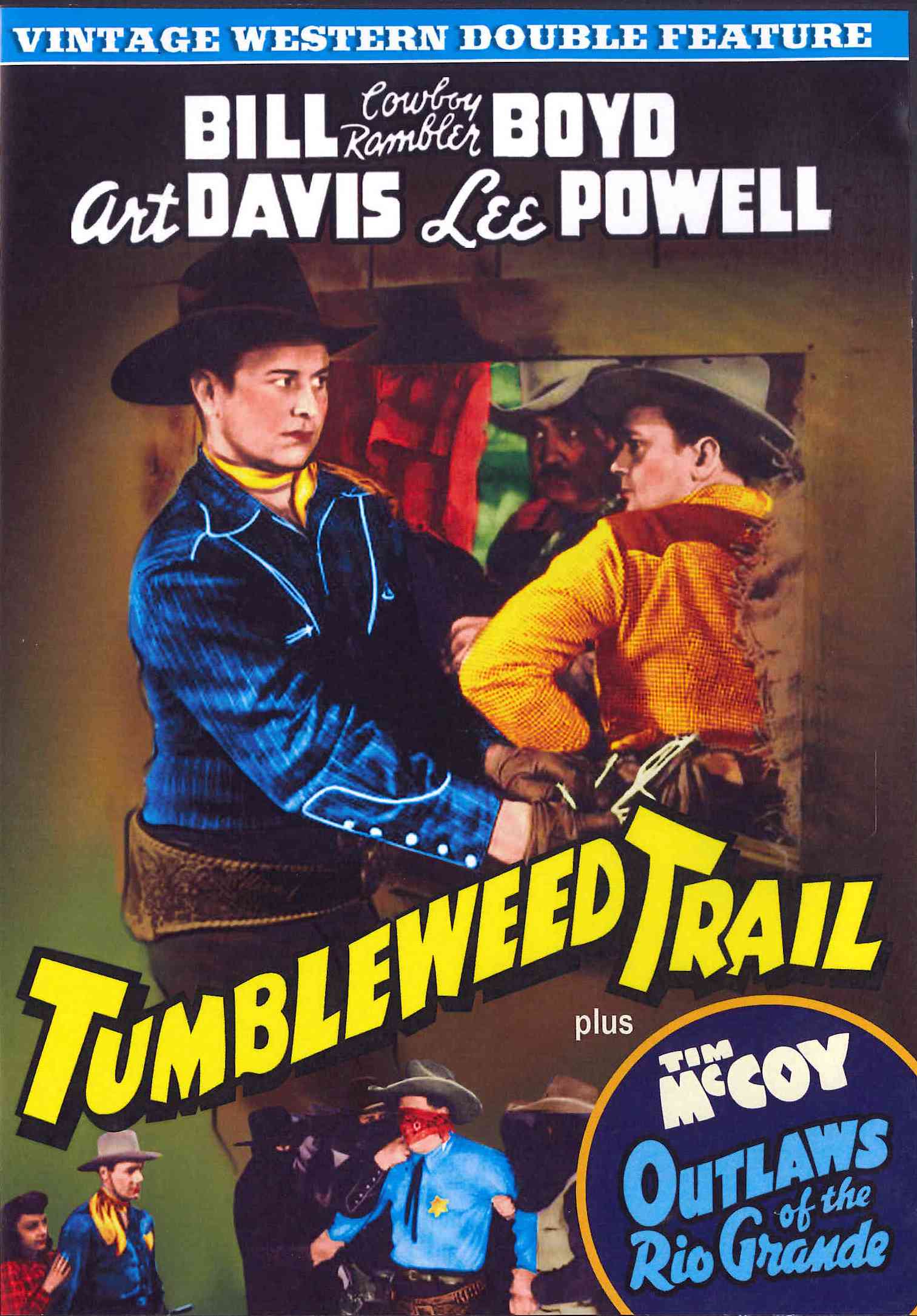 Vintage Western Double Feature: Tumbleweed Trail/Outlaws of the Rio Grande cover art