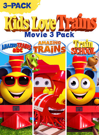 Kids Love Trains Movie 3 Pack (USA Import) cover art