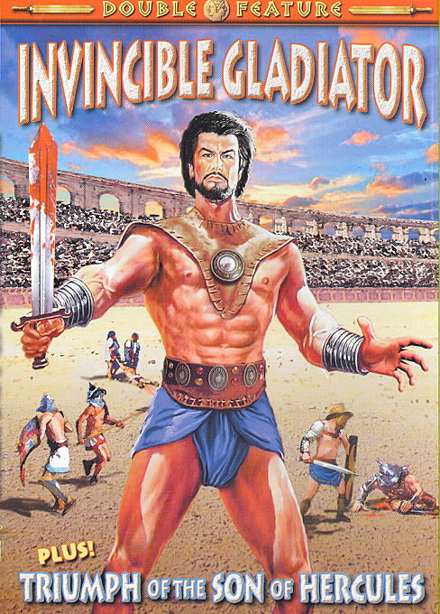 Gladiator Double Feature - Invincible Gladiator (1962)/Triumph of the Son of Hercules (1961) cover art