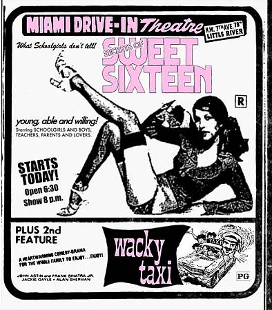 Secrets of Sweet Sixteen/Wacky Taxi cover art