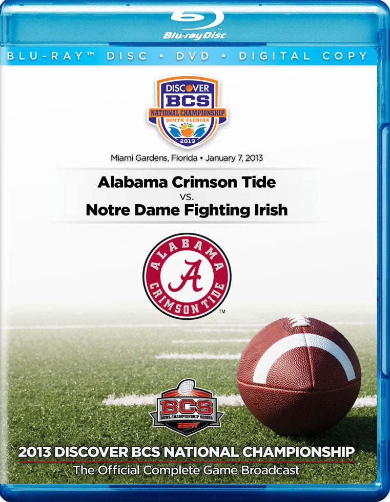 2013 Discover BCS National Championship Game [Blu-ray] cover art