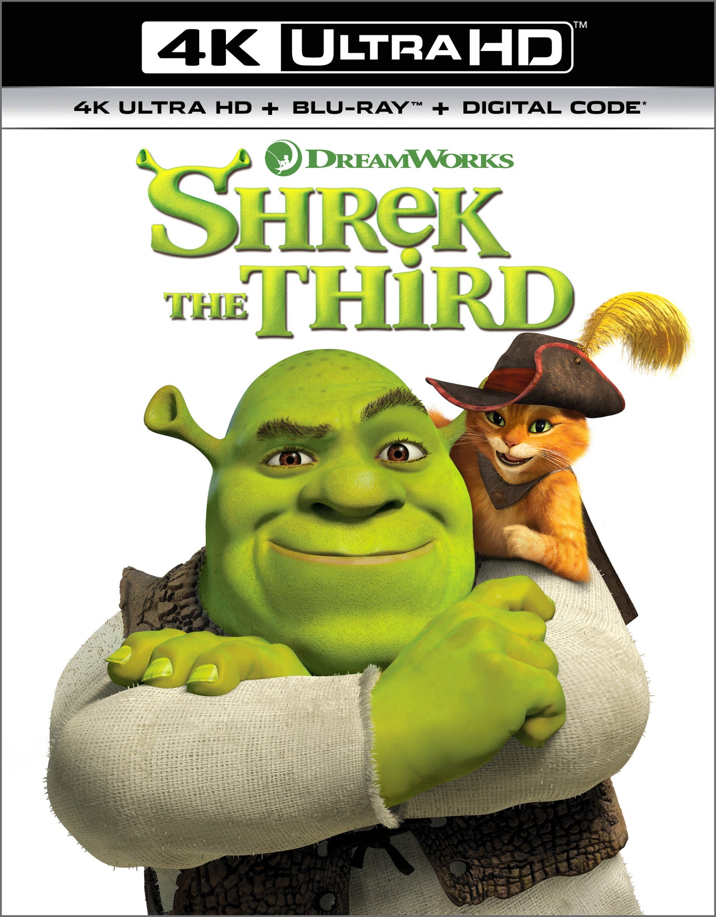 Shrek the Third [Includes Digital Copy] [4K Ultra HD Blu-ray/Blu-ray] cover art