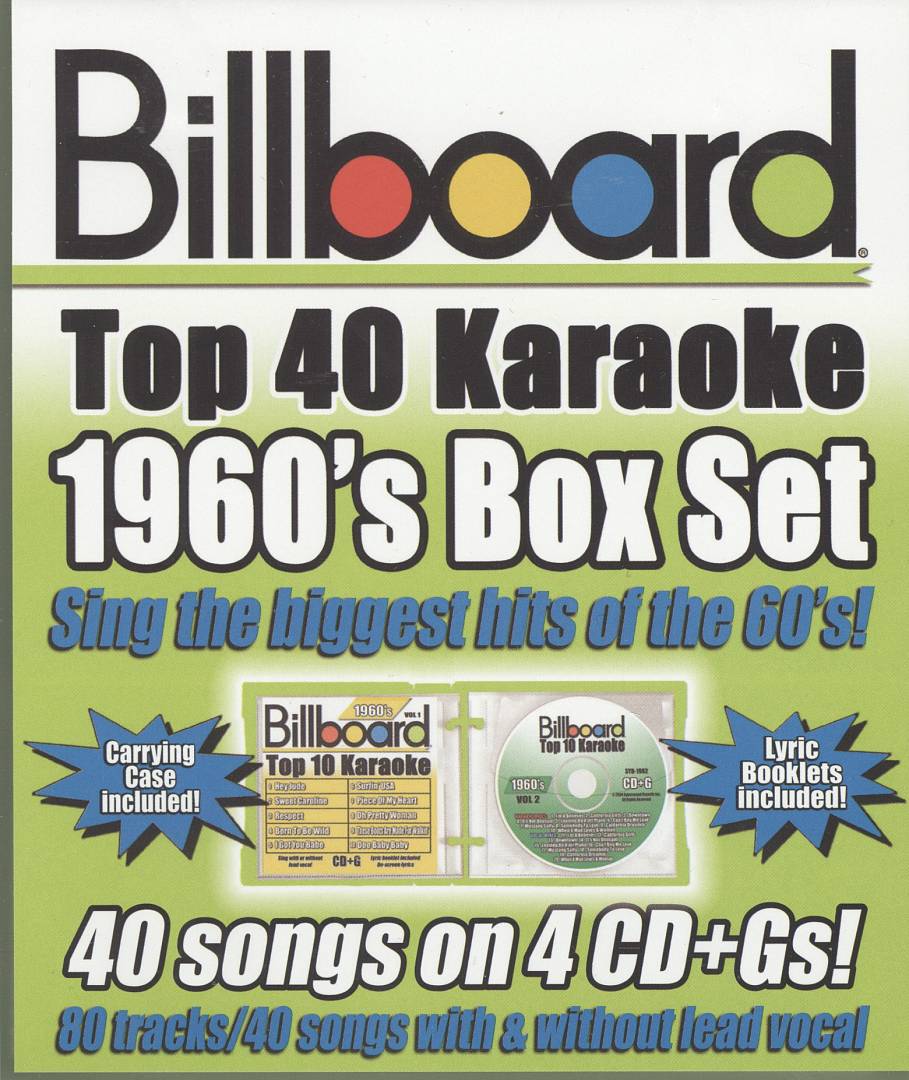 Billboard 1960's: Top 40 Karaoke Box Set cover art