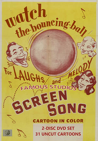 Famous Studios Screen Songs Classic Cartoon Collection cover art