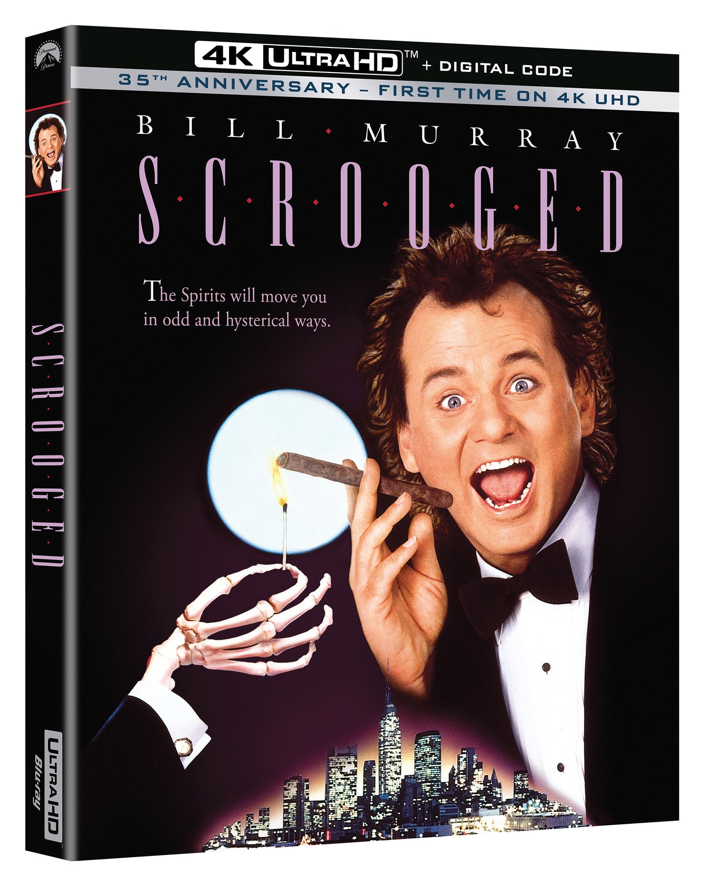 Scrooged [4K Ultra HD Blu-ray] cover art